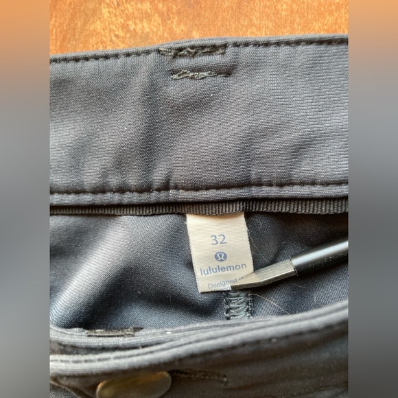 Lululemon ABC Mens 32x29 Pants Grey Warpstreme Performance Stretch 5 Pocket - Picture 3 of 12